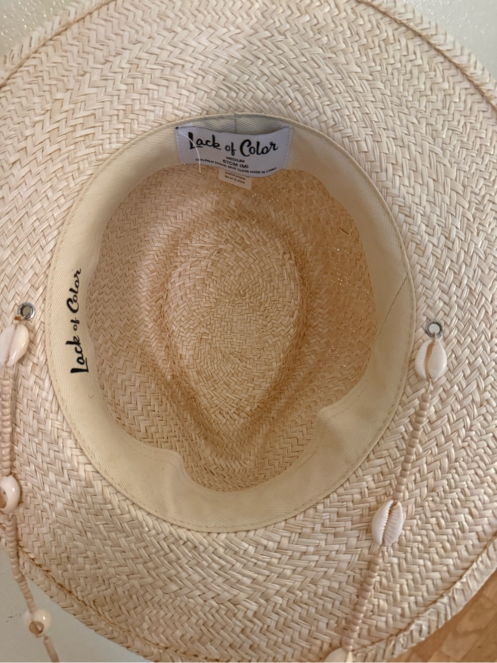 Lack Of Color Shells Fedora Straw Hat - Picture 7 of 7